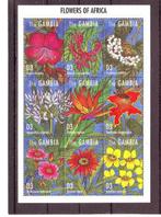 Gambia bloemen, Ophalen of Verzenden, Overige landen, Postfris
