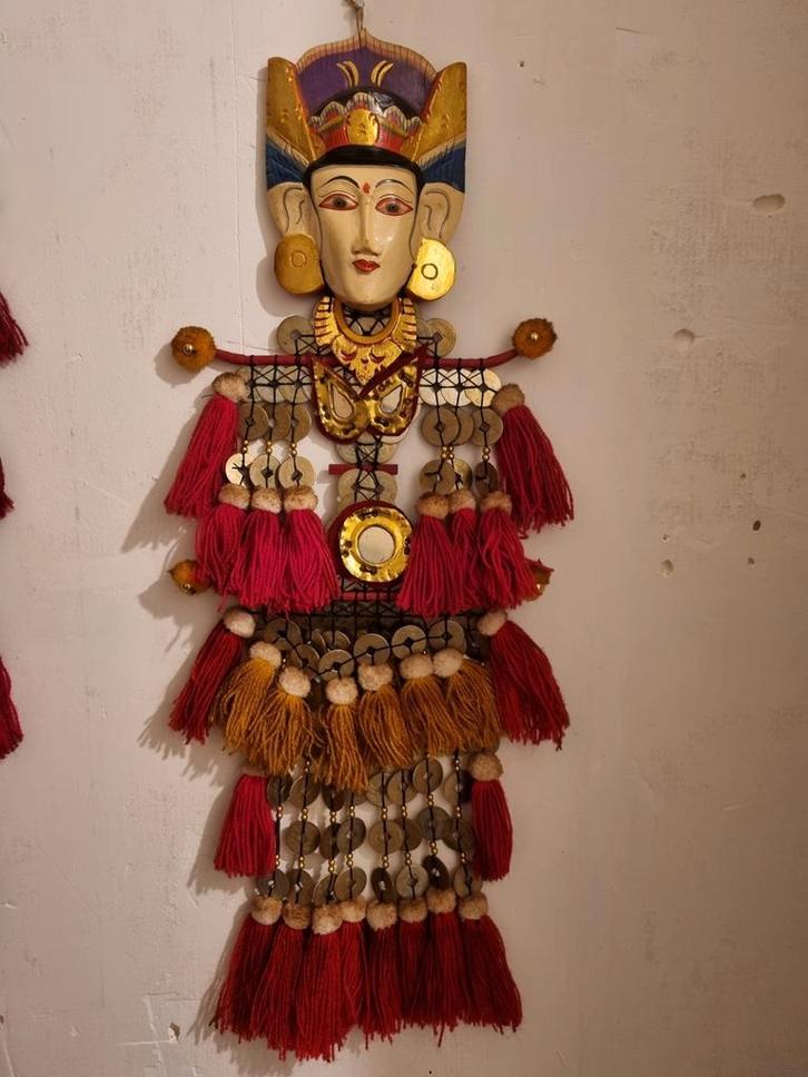 kepeng munten pop uit indonesie, Antiek en Kunst, Kunst | Niet-Westerse kunst, Ophalen of Verzenden