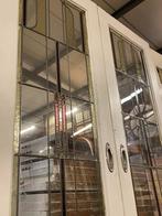 Set openslaande deuren met glas in lood 201x137cm., Ophalen