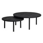 2 salontafels, Huis en Inrichting, Tafels | Salontafels, 50 tot 100 cm, Vierkant, Zo goed als nieuw, Minder dan 50 cm