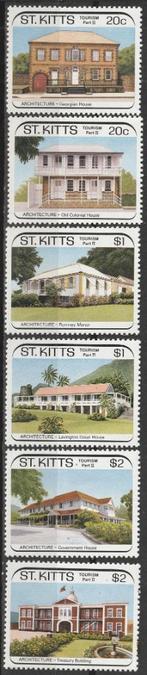 St. Kitts Michel nr. 242-247 Postfris, Postzegels en Munten, Postzegels | Amerika, Verzenden, Noord-Amerika, Postfris