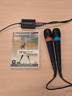 Singstar Legends PS2 + microfoons, Muziek, Gebruikt, Eén computer, Ophalen of Verzenden