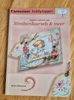Boekje mini borduursels van Jenine Siemerink, Ophalen of Verzenden, Zo goed als nieuw, Overige thema's, Overige typen