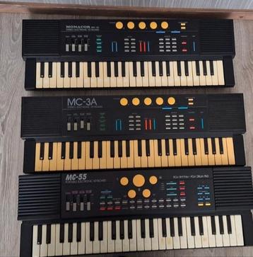 3x  synthesizers circuit bent letron MC3A MC55 mkb120 C64 beschikbaar voor biedingen