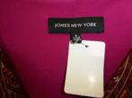 Jones New York fuchsia/rood paisley print jurk mt S nr 27867, Jones New York, ., Jones New York, Ophalen of Verzenden