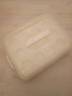 Cupcake bewaardoos voor 24 cupcakes met hengsel, Hobby en Vrije tijd, Taarten en Cupcakes maken, Ophalen, Gebruikt, Cupcakes