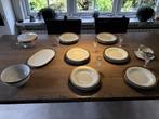 Antiek servies schalen, borden en glazen Hutschenreuther Dld, Ophalen
