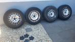 Vw stalen velgen met zomerbanden 195/65/R15., Auto-onderdelen, Banden en Velgen, Ophalen, 15 inch, Banden en Velgen, 195 mm