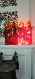 XXL Kaarsen met Verlichting, Kunststof, Ophalen of Verzenden, Zo goed als nieuw, Kaars