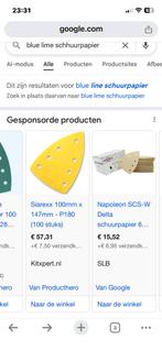 Siarexx blue line Schuurpapier - 100 stuks, Ophalen of Verzenden, Nieuw, Minder dan 600 watt, Overige typen