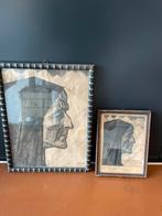 Twee oude antieke tekeningen van Toorop, Ophalen of Verzenden