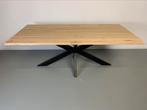 Boomstamtafel 200cm sample sale!, Vijf personen of meer, Eikenhout, Rechthoekig, Robuust