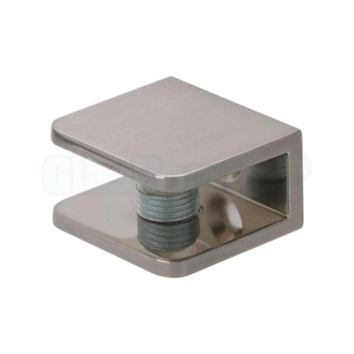Glasplaatdrager 30 x 16 x 27 mm, RVS effect (3 stuks), Huis en Inrichting, Woonaccessoires | Wandplanken en Boekenplanken, Nieuw