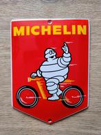 Michelin emaille bord, GEEN TIN!, Verzamelen, Ophalen of Verzenden, Zo goed als nieuw, Reclamebord