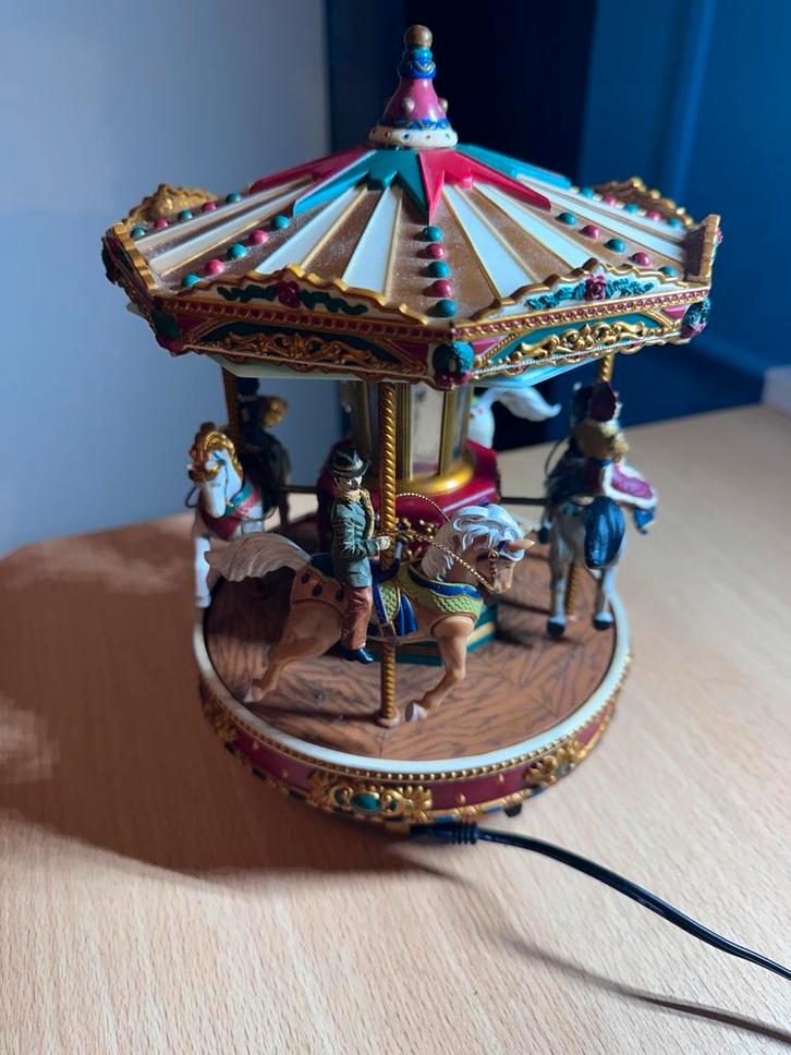 Vintage Holiday Go Round Mr Christmas kerst 1997, Diversen, Kerst, Zo goed als nieuw, Ophalen