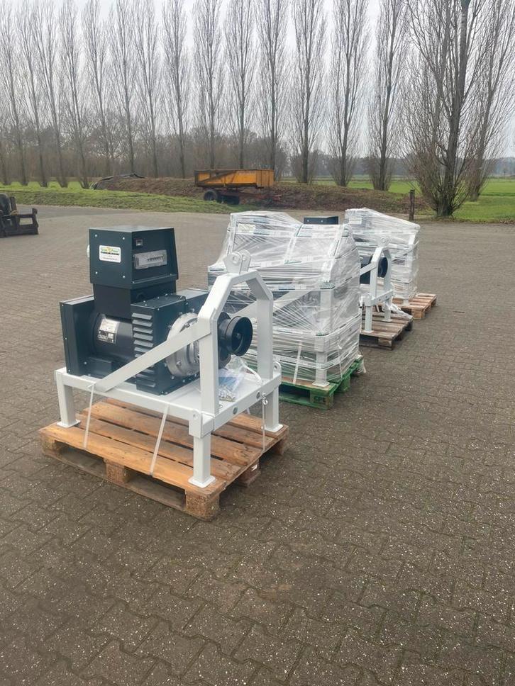 PTO aftakas aggregaten 33 & 50 KVA - Nieuw, Doe-het-zelf en Verbouw, Aggregaten, Zo goed als nieuw, Dieselolie, 30 kVA of meer