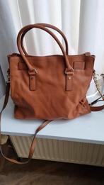 Michael Kors Hamilton Ns large Handtas - Bruin Leer, Sieraden, Tassen en Uiterlijk, Tassen | Damestassen, Ophalen, Zo goed als nieuw