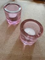 Iittala waxinelichthouders marimekko kivi roze, Huis en Inrichting, Overige materialen, Overige kleuren, Ophalen of Verzenden