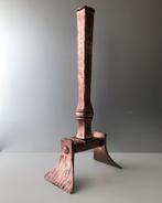 Brutalist copper table or floor lamp vintage schemerlamp, Huis en Inrichting, Lampen | Vloerlampen, Gebruikt, Brutalist mid century classic vintage