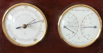 Vintage barometer en klimaatmeter Lufft beschikbaar voor biedingen