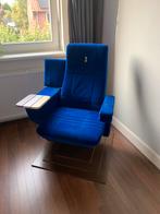 Te koop: Bioscoopstoel ( vrijstaand) Blauw, Ophalen, Zo goed als nieuw, Metaal, 75 tot 100 cm