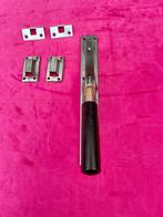 Espagnoletten Frankfurter/Bauhaus met bakelieten handgreep, Antiek en Kunst, Ophalen of Verzenden