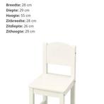 6x Ikea kritter peuterstoel wit - demontabel, Ophalen of Verzenden, Gebruikt, Stoel(en)