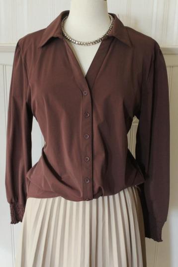 travelstof blouse van Daelin maat 46 beschikbaar voor biedingen