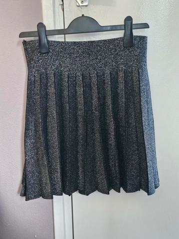 NIEUWE Zwarte rok met Zilveren glitters, One Size beschikbaar voor biedingen