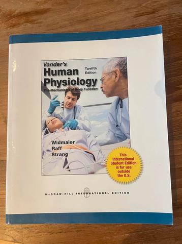 Vander’s Human Physiology - Hershel Raff - 9780071222150 beschikbaar voor biedingen