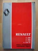 Renault G Serie Instructieboek 1989 - G280 G300 G330 G340, Ophalen