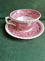 Mason's servies zes 6 thee kop en schotels Vista Rood, Ophalen of Verzenden