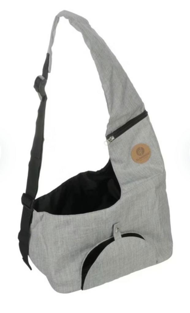 Flamingo buikdrager Kanga grijs, Dieren en Toebehoren, Honden-accessoires, Zo goed als nieuw, Ophalen of Verzenden