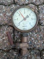 Antieke Pressiemeter Drukmeter Manometer, Minder dan 25 liter, Ophalen of Verzenden, Zo goed als nieuw, Minder dan 200 liter/min