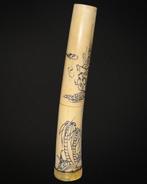 Chinees geleerden-set: vuurverguld bronzen zegel met Fo-Dog, Ophalen of Verzenden, Gebruikt