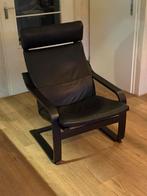 Lederen Relaxfauteuil ikea, Huis en Inrichting, Fauteuils, Ophalen, Minder dan 75 cm, Leer, Zo goed als nieuw
