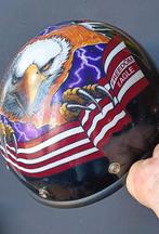 Vintage motor/Harley Davidson helm, binnenzijde is afwezig, Ophalen of Verzenden, Tweedehands, Overige merken