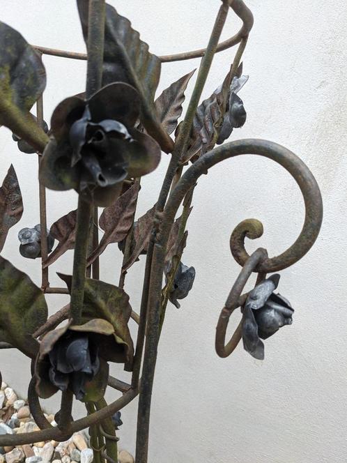 smeedijzeren plantenstandaard, Antiek en Kunst, Curiosa en Brocante, Ophalen