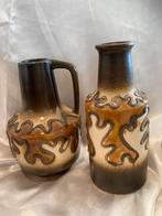 Vintage Fat Lava Vaasjes VEB Haldensleben jaren 60/70, Huis en Inrichting, Overige kleuren, Aardewerk of Porselein, Ophalen of Verzenden