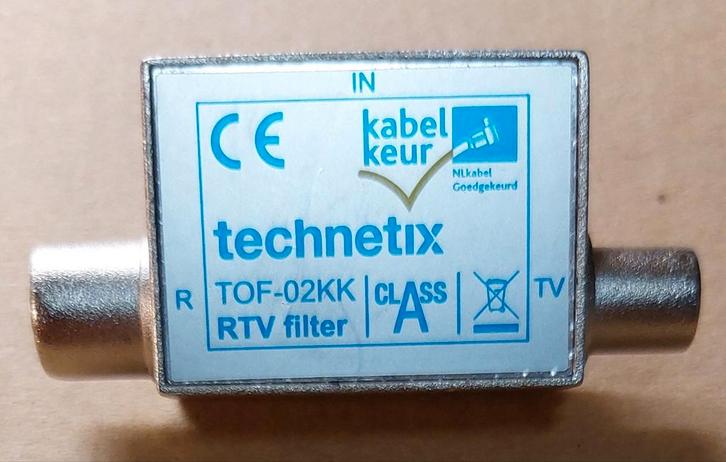 Technetix TOF-02KK RTV splitter opdrukverdeler, Audio, Tv en Foto, Audiokabels en Televisiekabels, Nieuw, Minder dan 2 meter, Ophalen of Verzenden