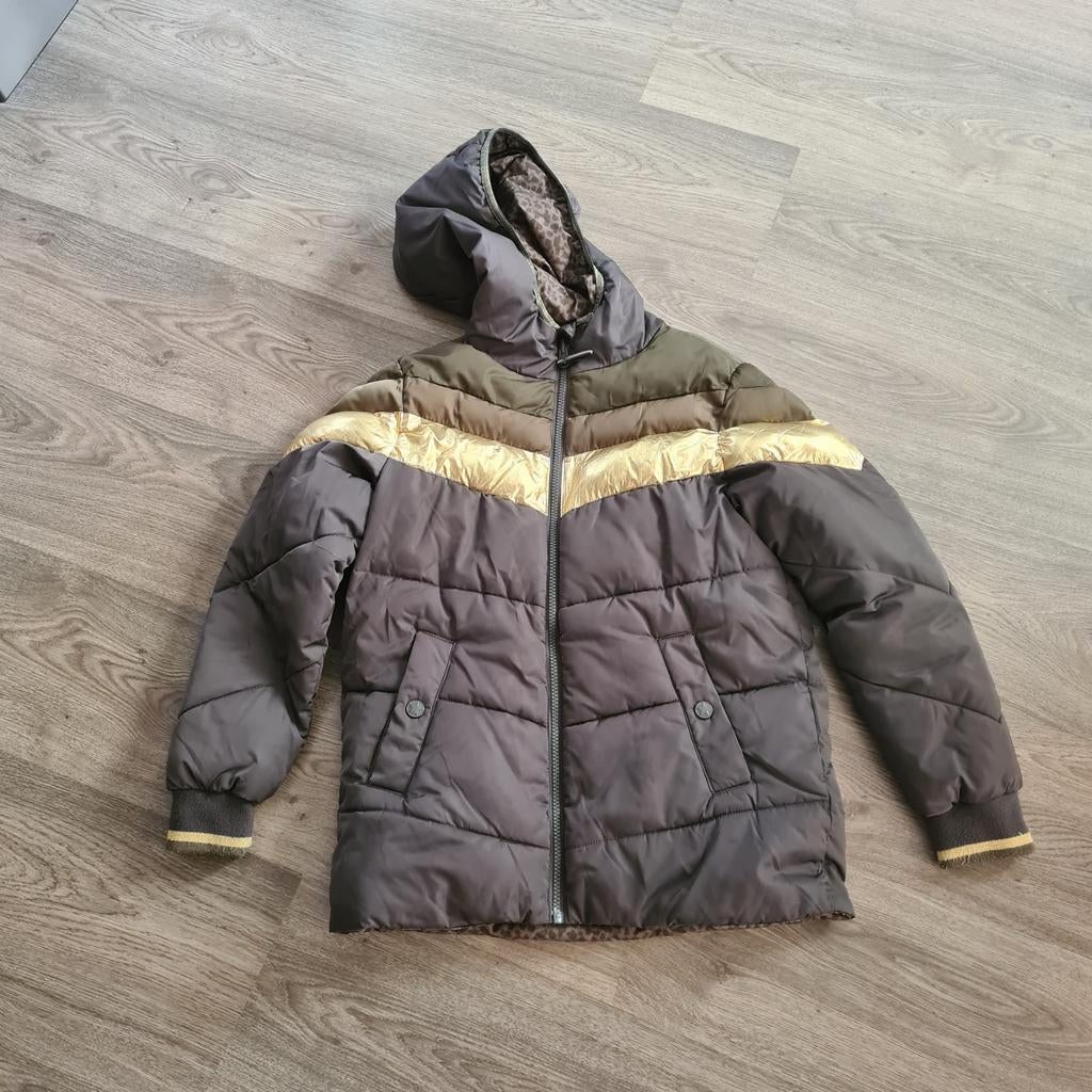 WE Fashion Winterjas Dubbelzijdig Maat 146/152, Jongen of Meisje, Ophalen of Verzenden, Zo goed als nieuw, WE Fashion