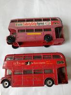 Routemaster dubbeldekker bus 2x. Dinky toys 289, samen €10, Ophalen of Verzenden, Gebruikt, Dinky Toys