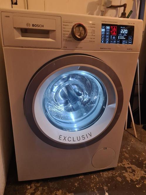 wasmachine, Witgoed en Apparatuur, Wasmachines, Gebruikt, Voorlader, 8 tot 10 kg, 85 tot 90 cm, 1200 tot 1600 toeren, Energieklasse A of zuiniger