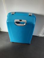KOFFER BLAUW   90 liter, Ophalen, Gebruikt, Hard kunststof, Slot