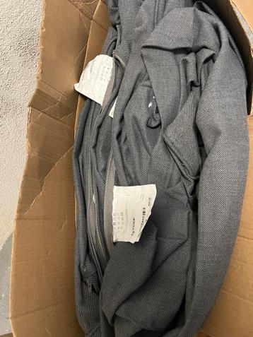 Mooie complete antracietgrijze bankhoes voor de Ikea Ektop - afbeelding 2