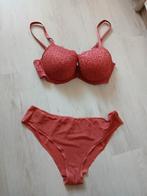 Hunkemöller setje bh Marine 80D en bijpassende slip maat L, Hunkemöller, Ophalen of Verzenden, Overige kleuren, Setje