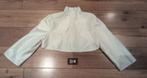 Bolero mt M/38 valt als mt S, Bianco Evento, trouwen/bruid, Maat 38/40 (M), Wit, Ophalen of Verzenden, Zo goed als nieuw