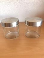 Set voorraadpotten glas Dille & Kamille 850 ml, Ophalen of Verzenden, Zo goed als nieuw, Glas, Pot, Bus of Blik