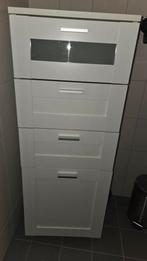 Badkamer Meubel met 4 Lades - 37x98x35 cm, Huis en Inrichting, Badkamer | Badkamermeubels, Ophalen, Minder dan 50 cm, Gebruikt