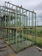 Stalen opslagrekken blauw en groen, Ophalen